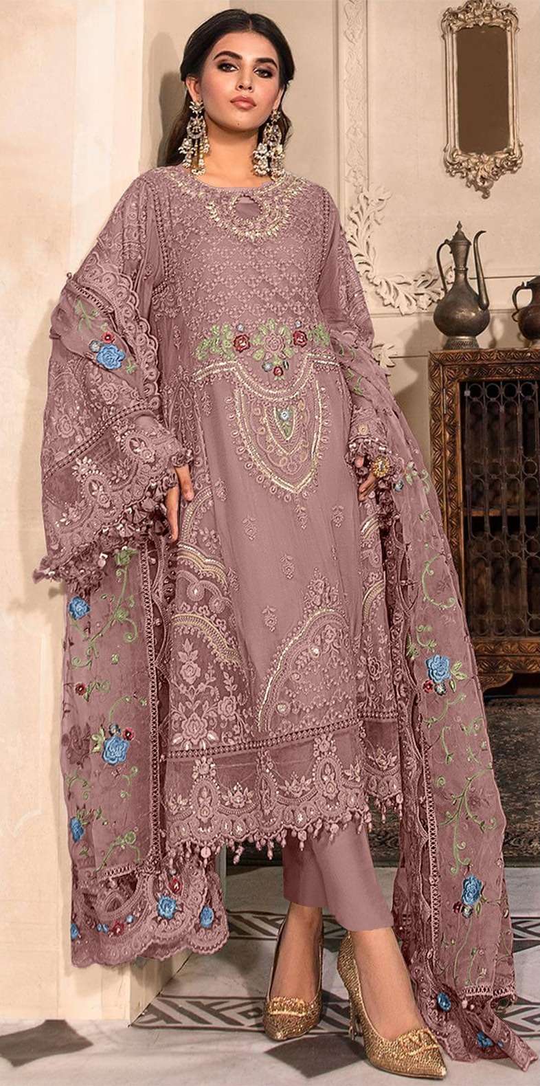 Motifz 462 A To D Georgette Salwar Kameez Wholesale catalog