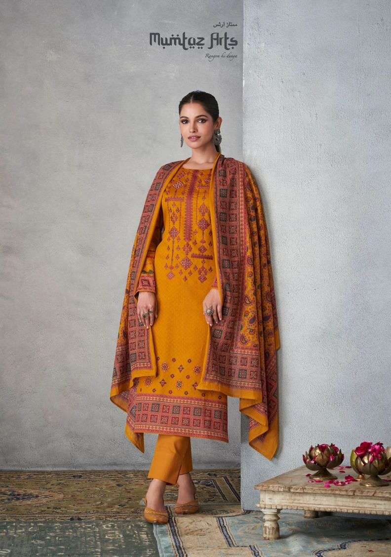 Mumtaz Naveli Classic Designer Dress Material Wholesale catalog