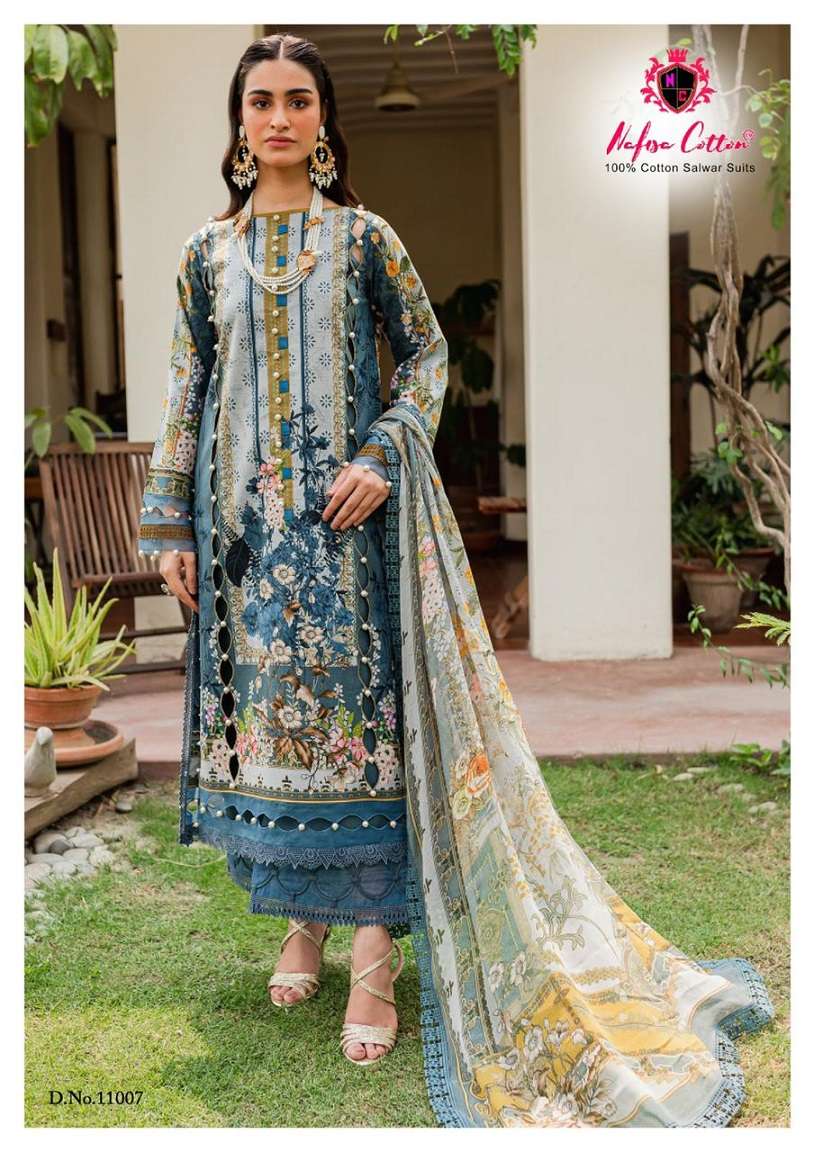 Nafisa Monsoon Vol-11 – Dress Material - Wholesale Catalog