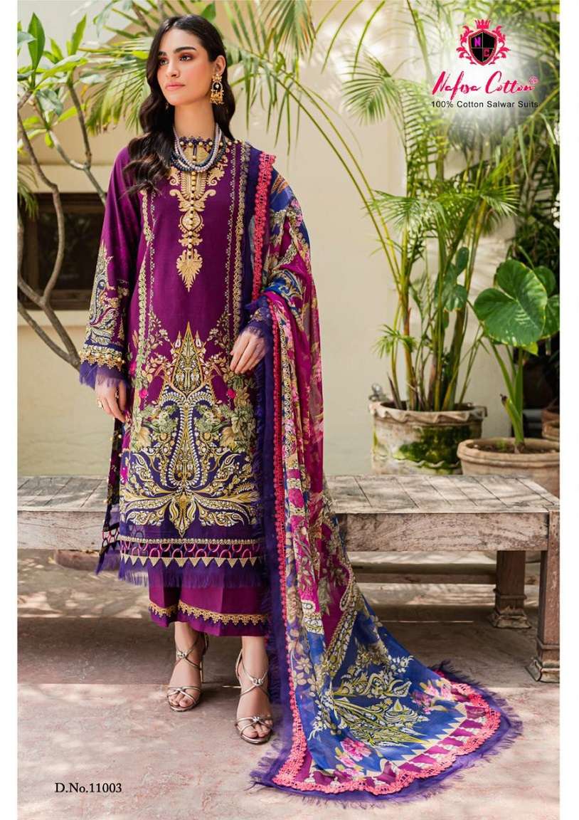 Nafisa Monsoon Vol-11 – Dress Material - Wholesale Catalog