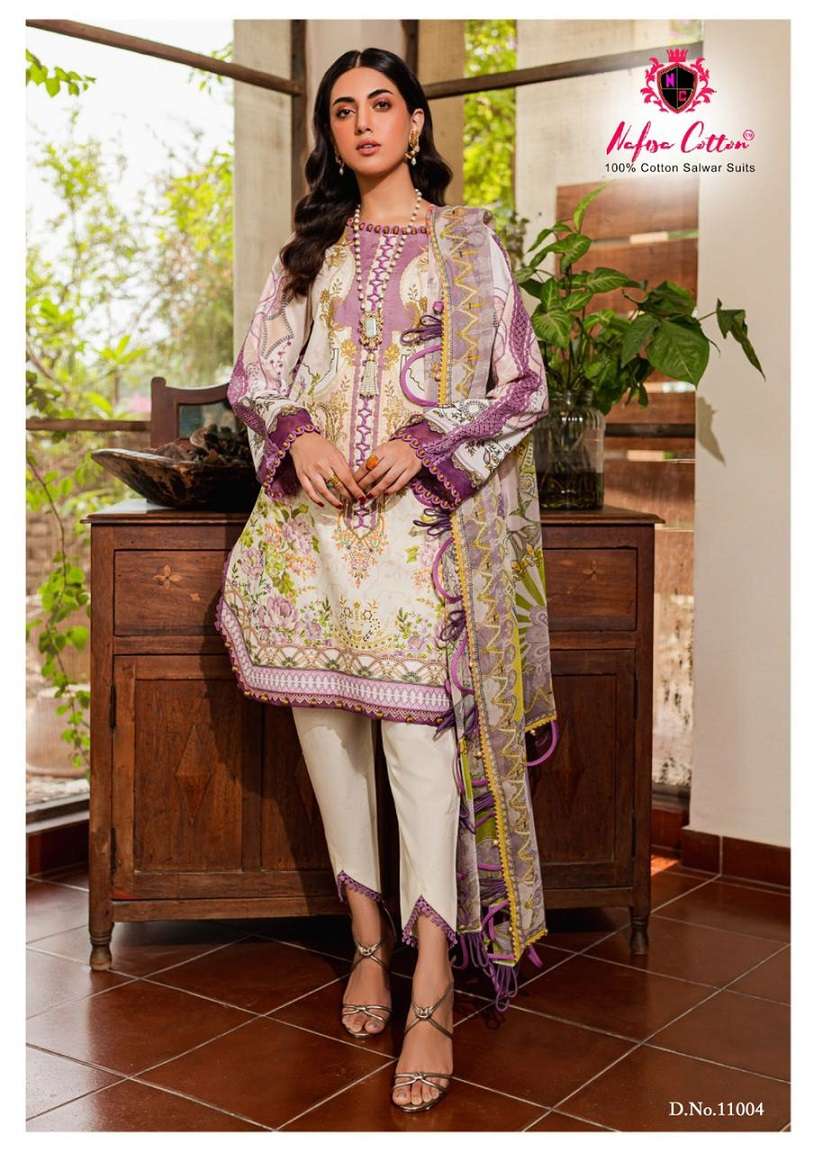 Nafisa Monsoon Vol-11 – Dress Material - Wholesale Catalog