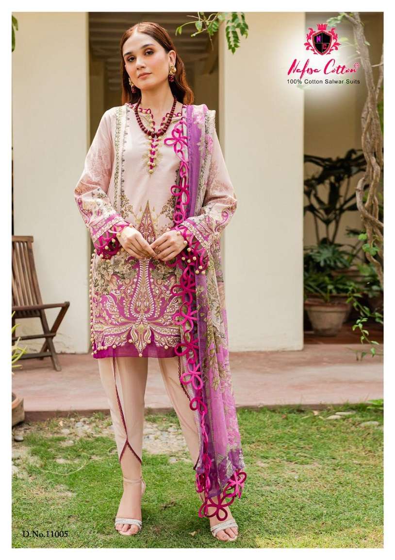 Nafisa Monsoon Vol-11 – Dress Material - Wholesale Catalog