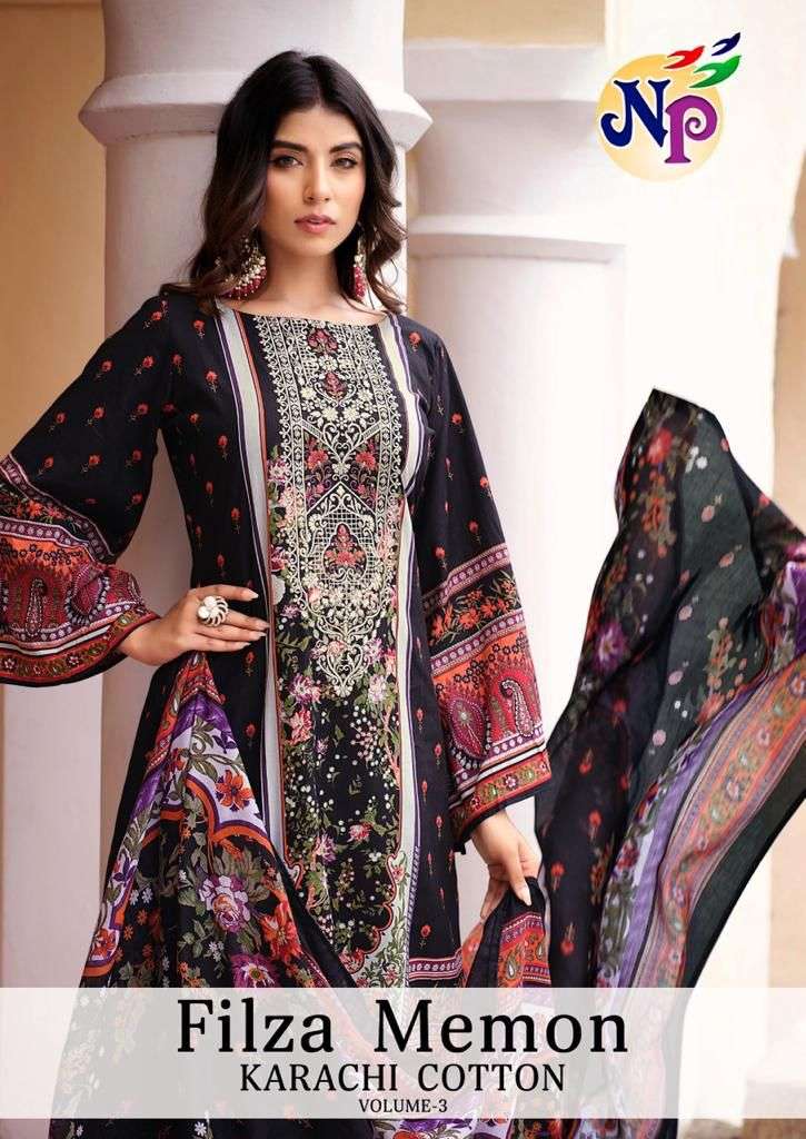 Nand Gopal Filza Memon Vol-3 Karachi Cotton -Dress Material -Wholesale Catalog