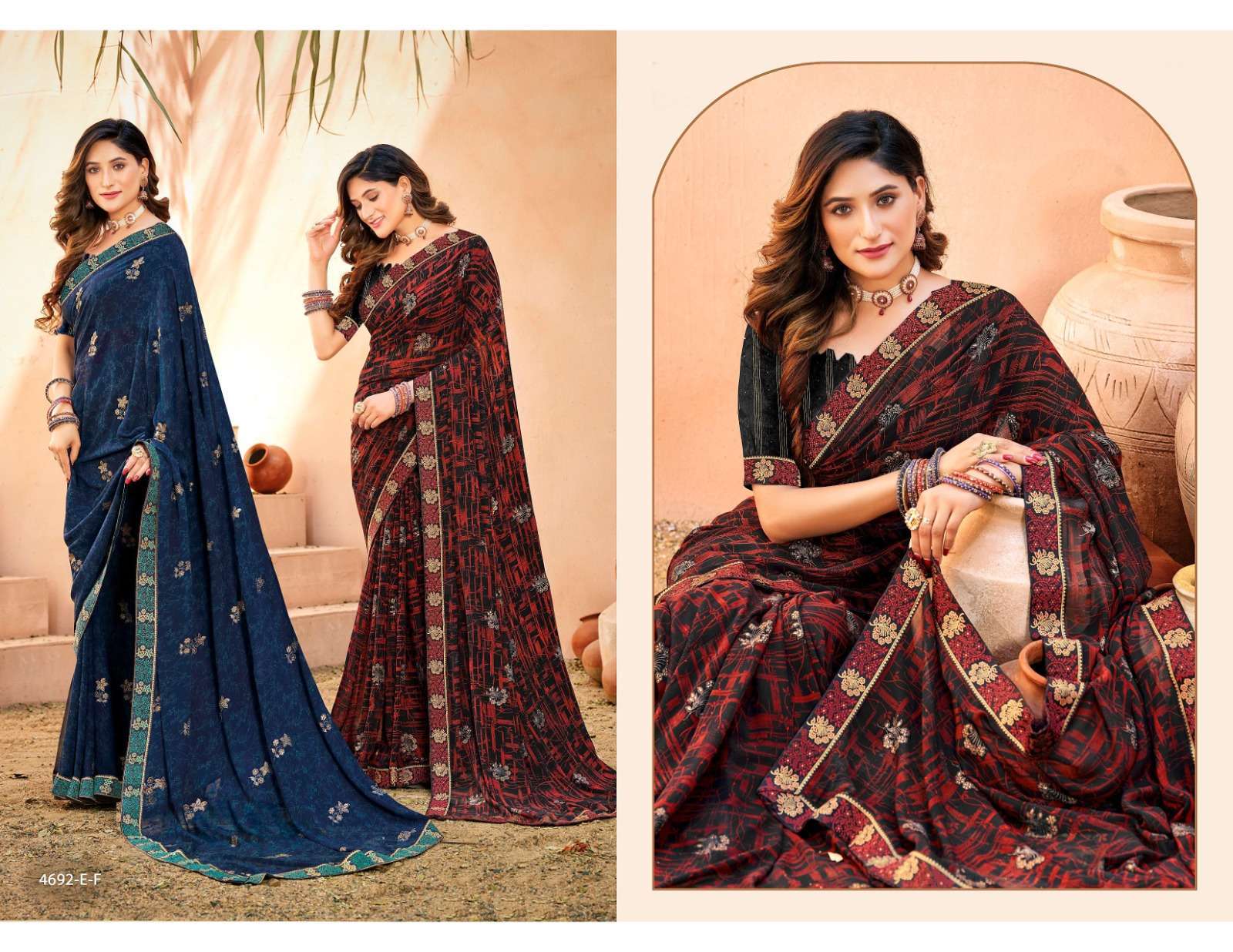 Natural By Inder Silk Designer Saree Wholesale catalog