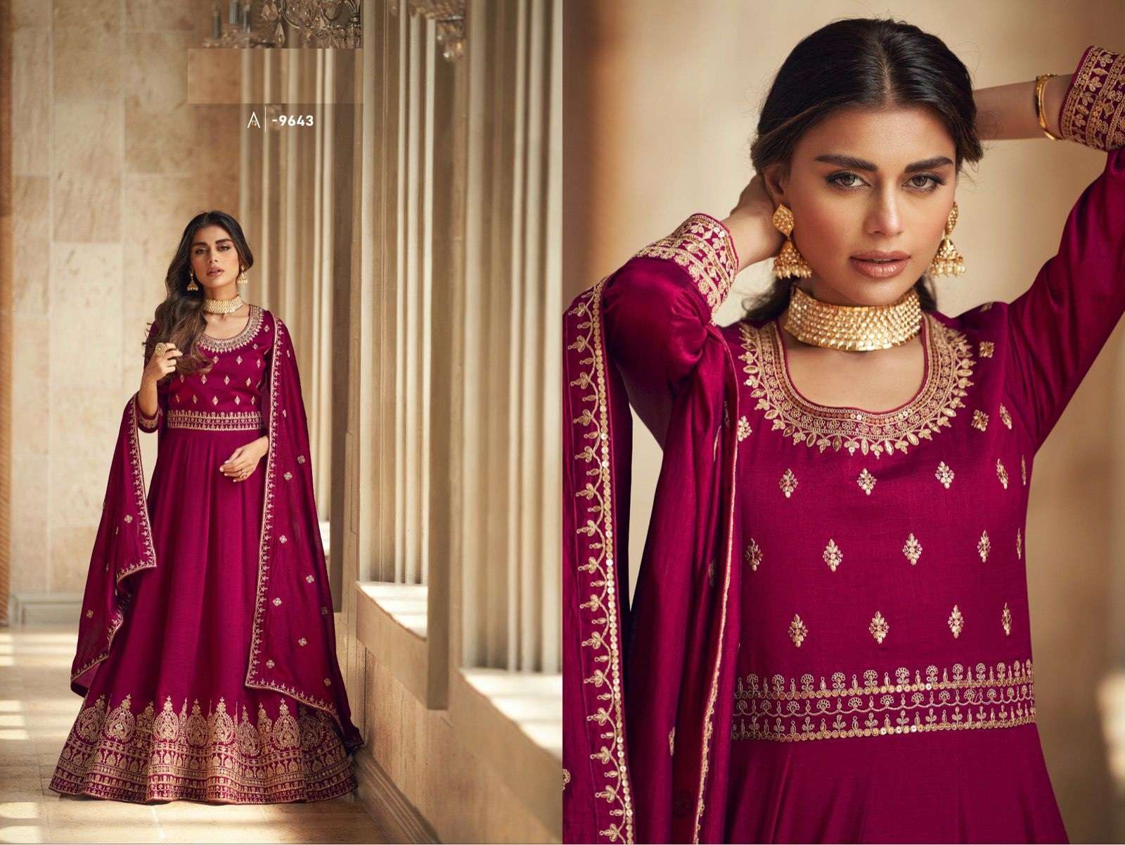 Noorjaha 9641 To 9644 Premium Silk Designer Pakistani Suit Wholesale catalog