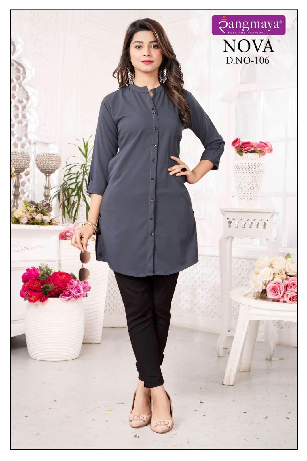 NOVA Short Top with Side Pockets Kurti Wholesale catalog