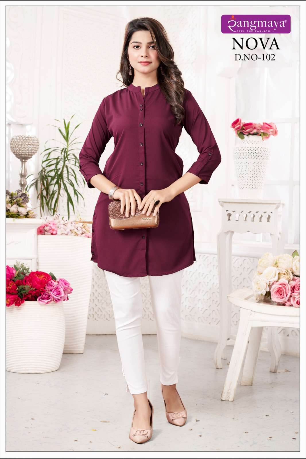 NOVA Short Top with Side Pockets Kurti Wholesale catalog