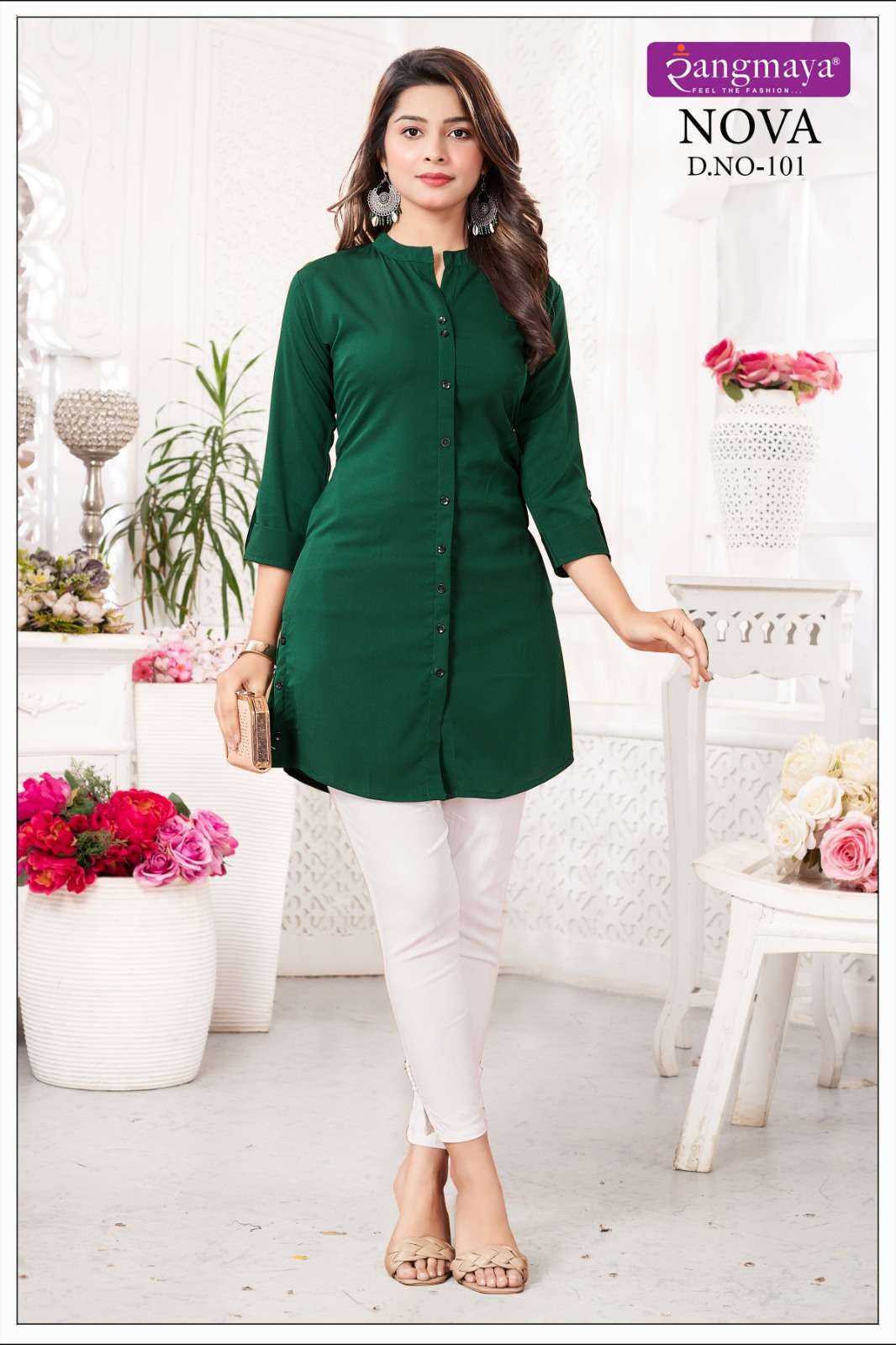 NOVA Short Top with Side Pockets Kurti Wholesale catalog