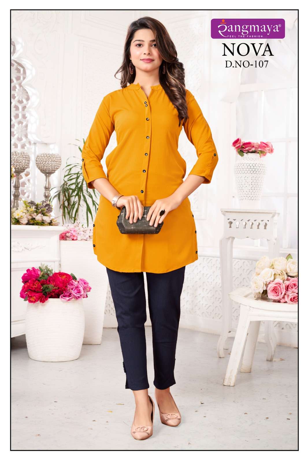 NOVA Short Top with Side Pockets Kurti Wholesale catalog