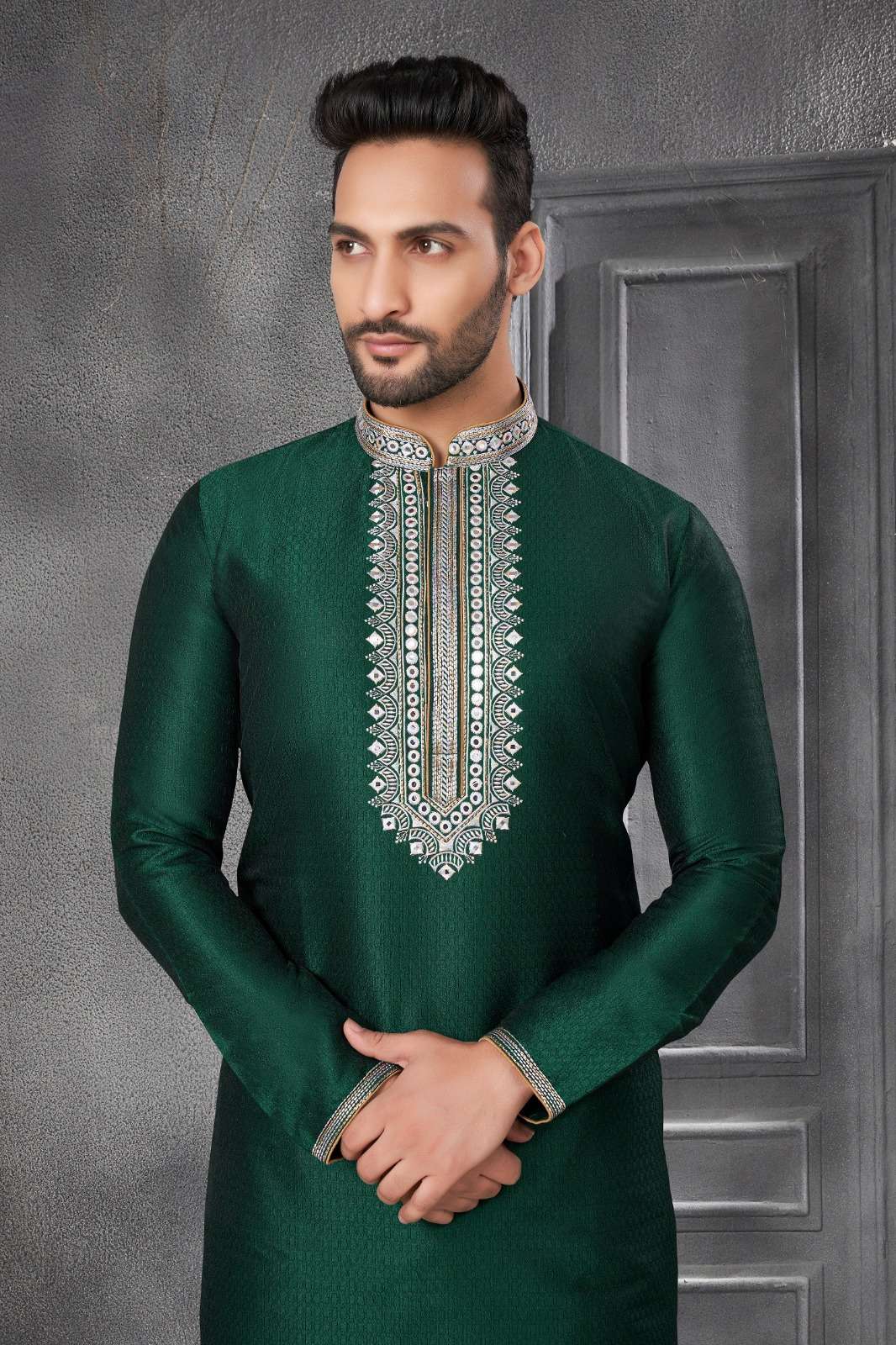 Outluk Vol 129 Party Wear Mens Kurta With Pajama Wholesale catalog