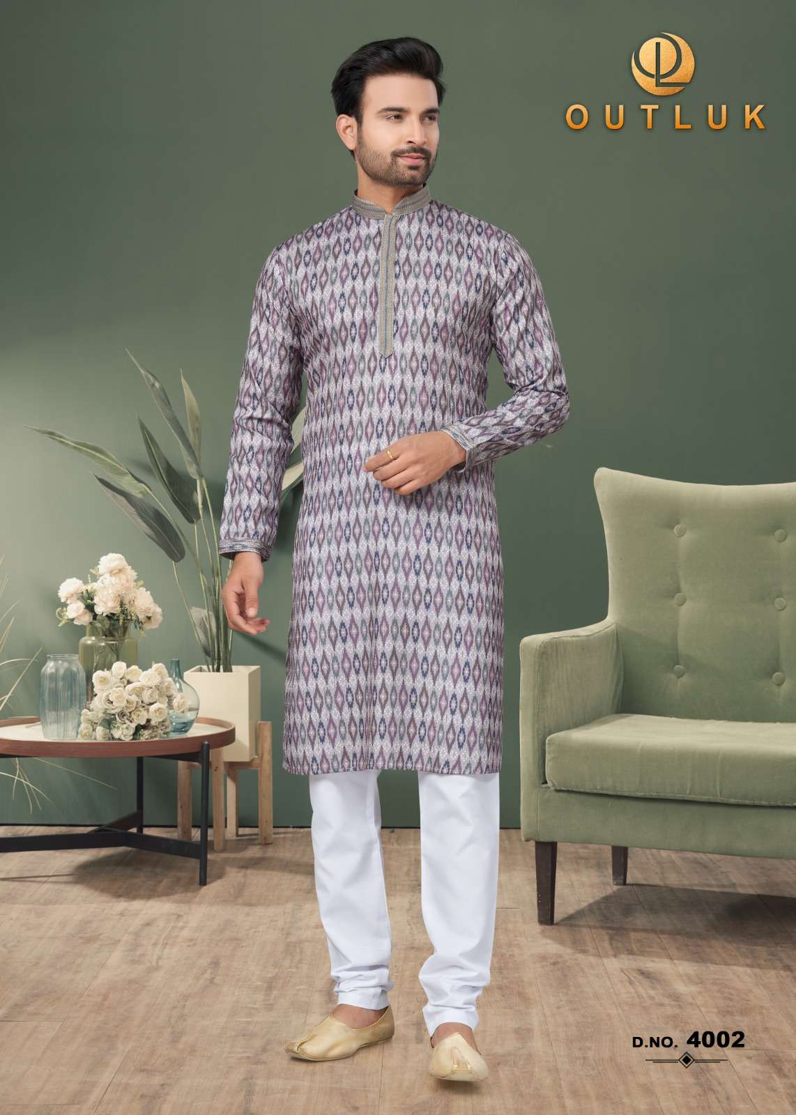 Outluk Wedding Collection Vol 4 Mens Wear Kurta Wholesale catalog