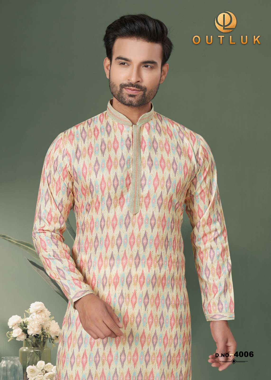 Outluk Wedding Collection Vol 4 Mens Wear Kurta Wholesale catalog