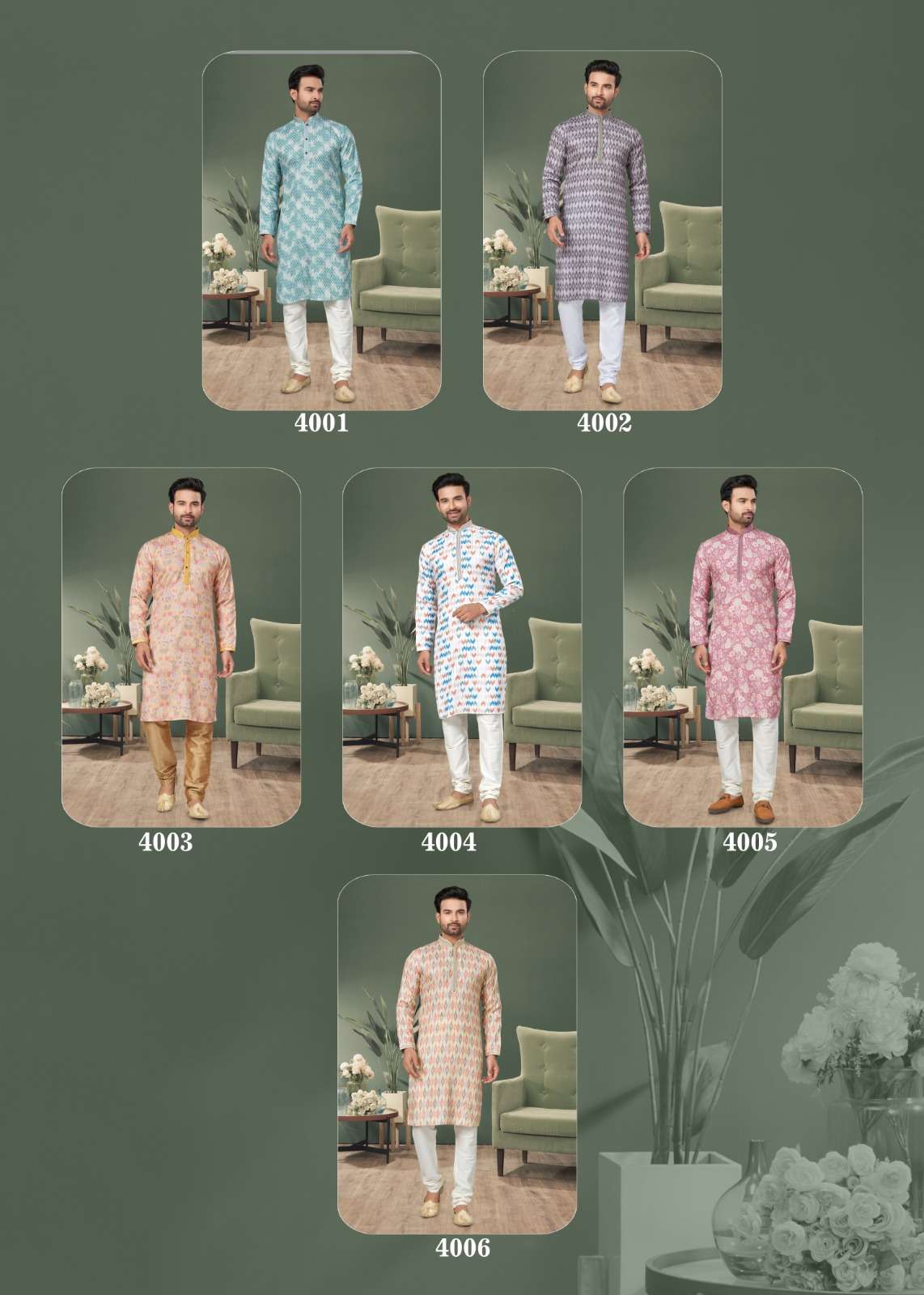 Outluk Wedding Collection Vol 4 Mens Wear Kurta Wholesale catalog