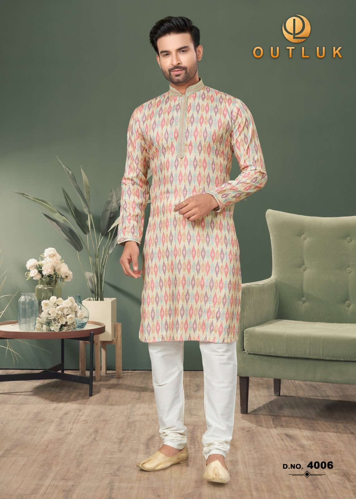Outluk Wedding Collection Vol 4 Mens Wear Kurta Wholesale catalog