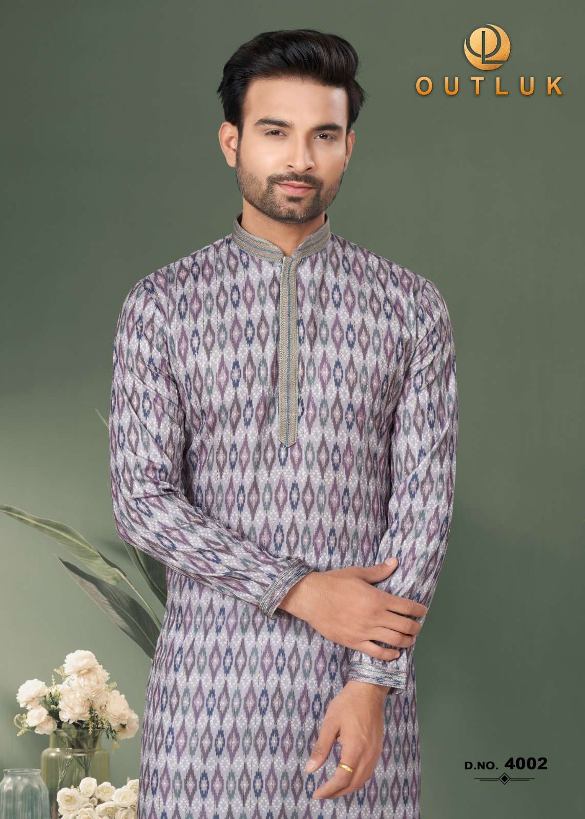 Outluk Wedding Collection Vol 4 Mens Wear Kurta Wholesale catalog