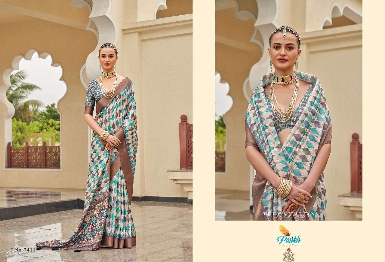 Pink Lotus Pankh KARVAAH VOL 2 Gotha Silk Saree Wholesale catalog