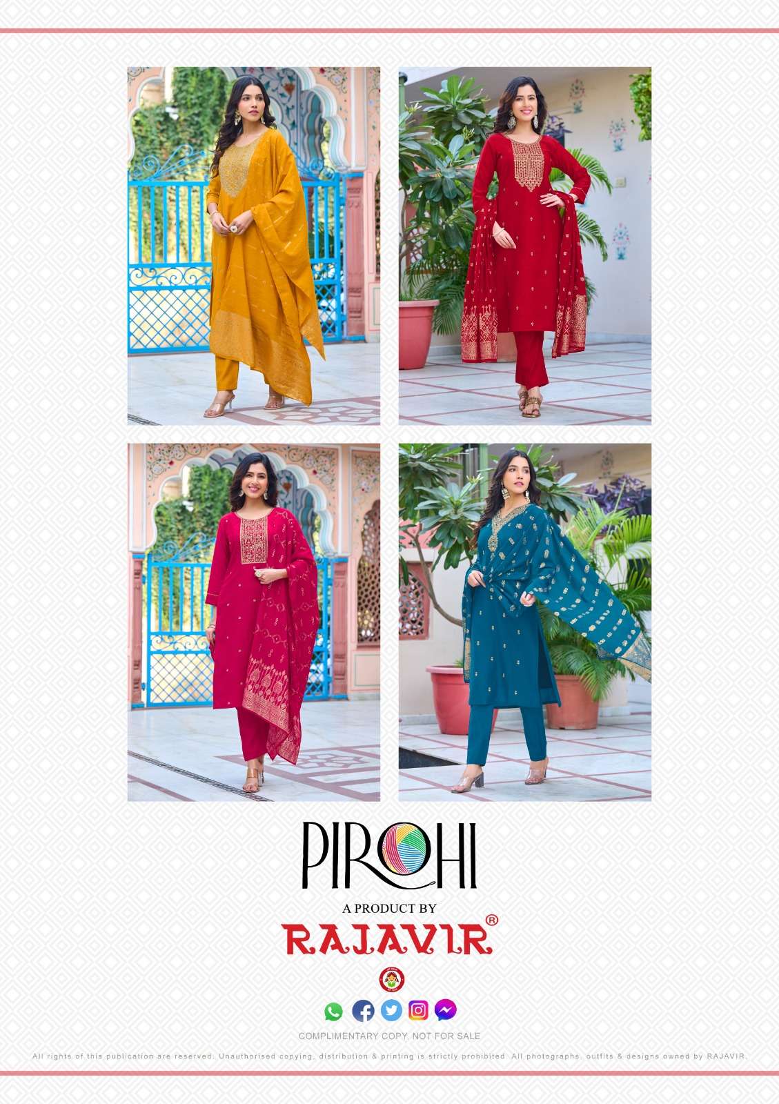PIROHI BY RAJAVIR KALHAAR vol -2  Kurti Wholesale catalog