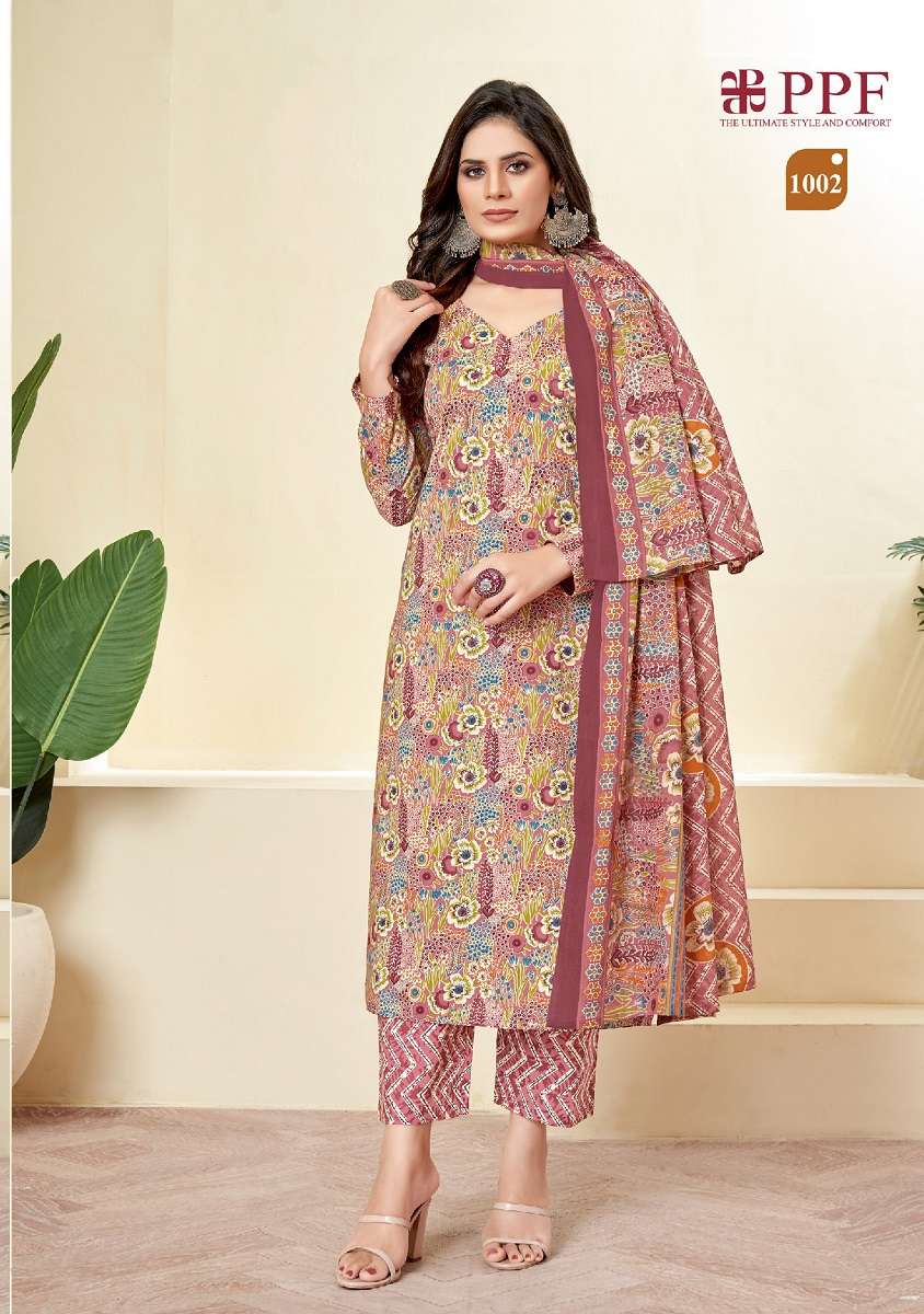 Ppf Prisha Vol 1 Printed Dress Material Wholesale catalog