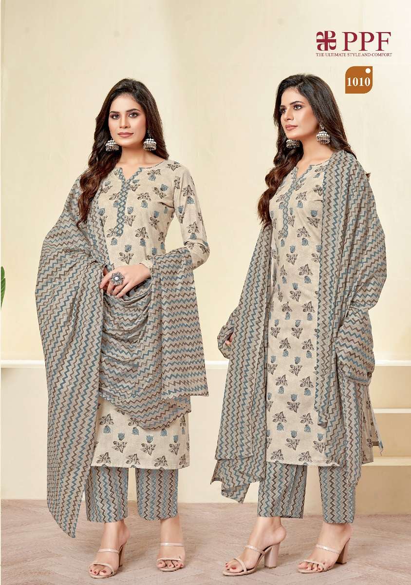 Ppf Prisha Vol 1 Printed Dress Material Wholesale catalog