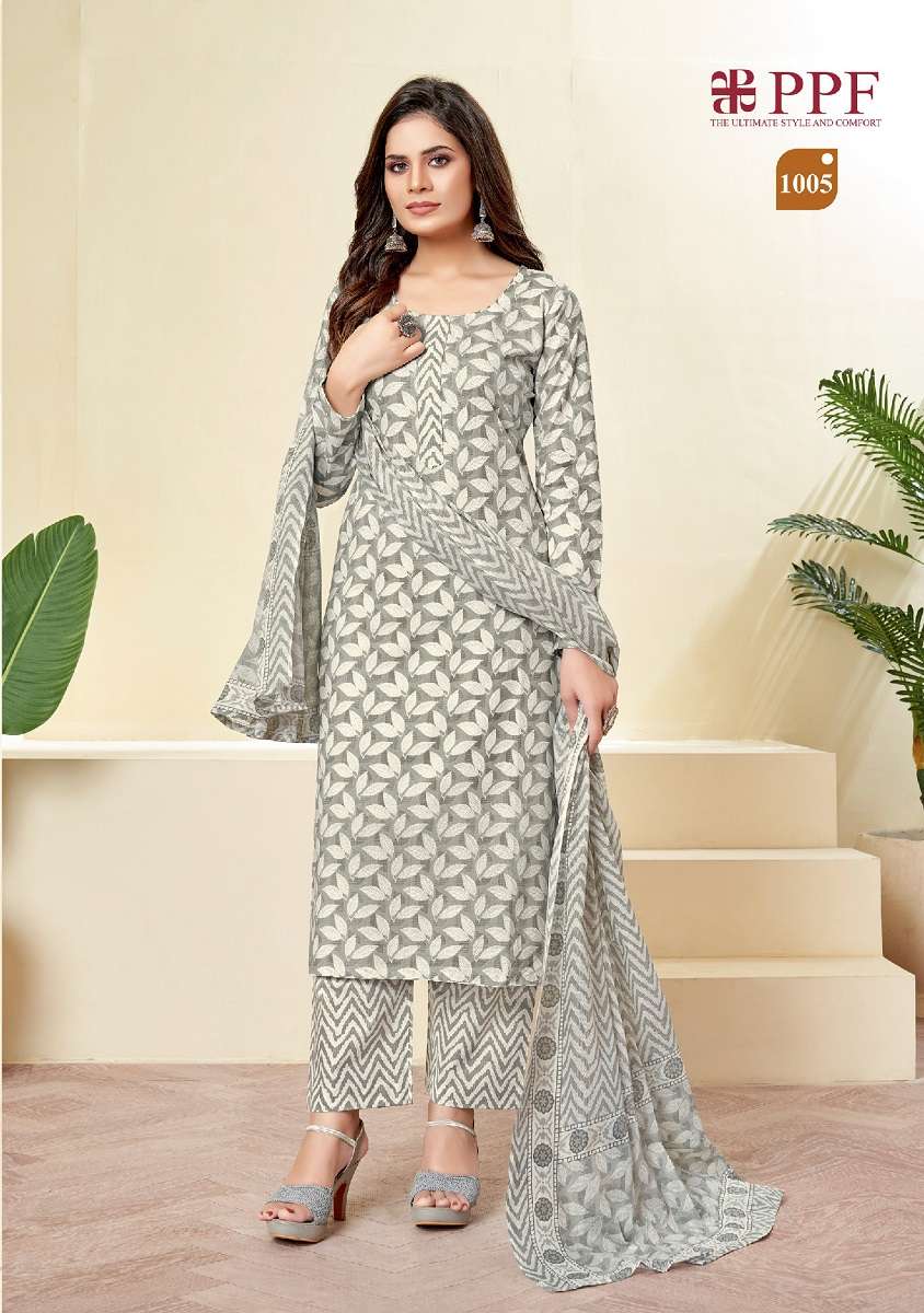 Ppf Prisha Vol 1 Printed Dress Material Wholesale catalog