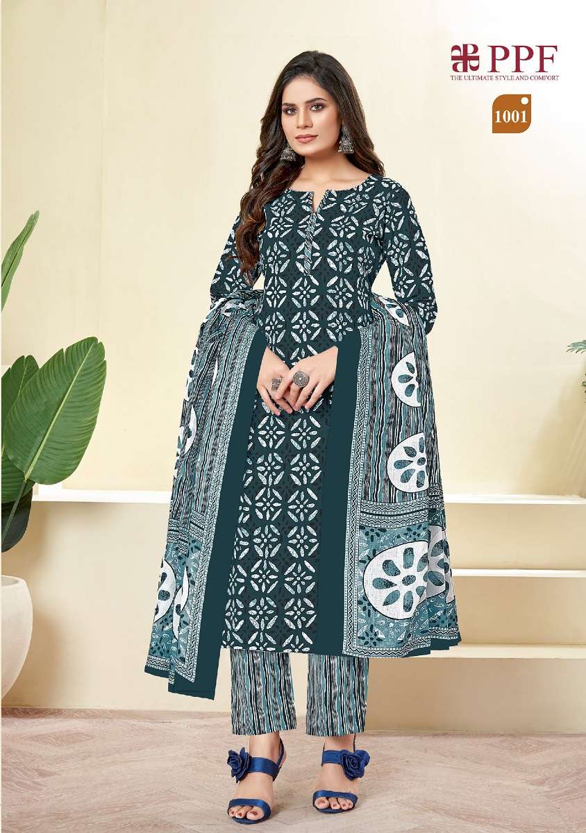 Ppf Prisha Vol 1 Printed Dress Material Wholesale catalog