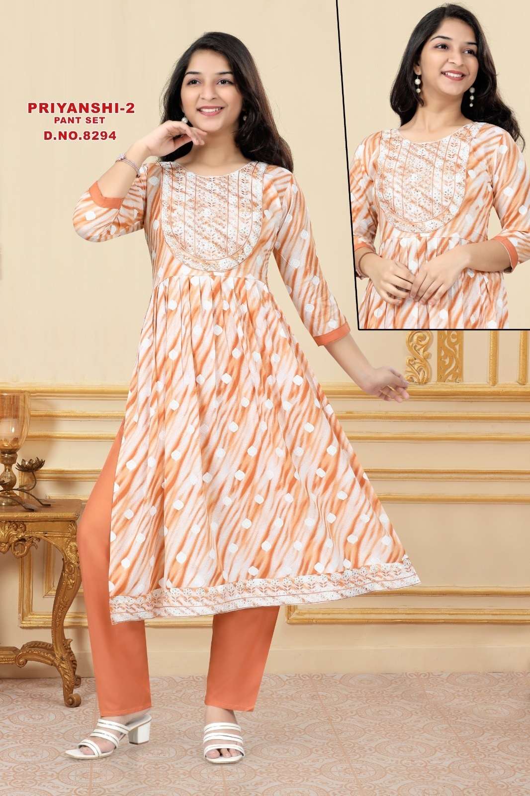 Priyanshi Vol 2 Rayon Printed Kids Wear Kurti Wholesale catalog