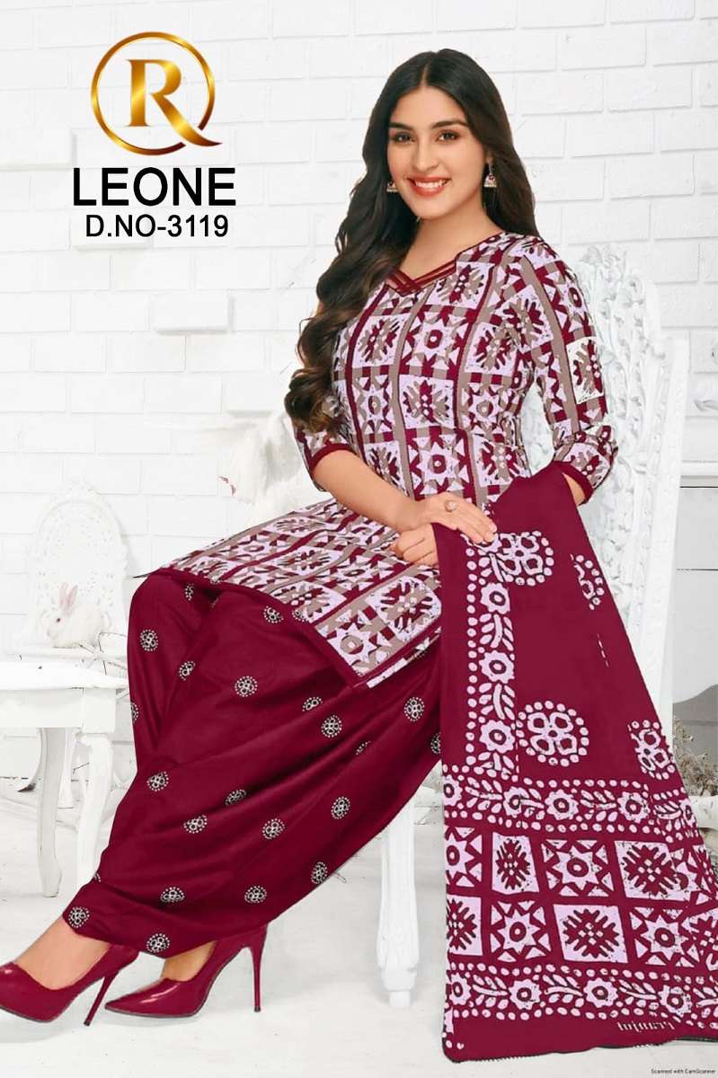 R Leone Selecting Designs -Dress Material -Whoelsale Catalog