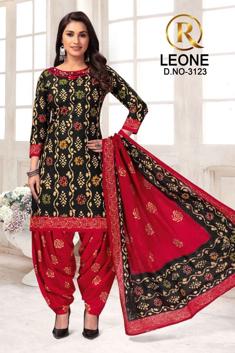 R Leone Selecting Designs -Dress Material -Whoelsale Catalog