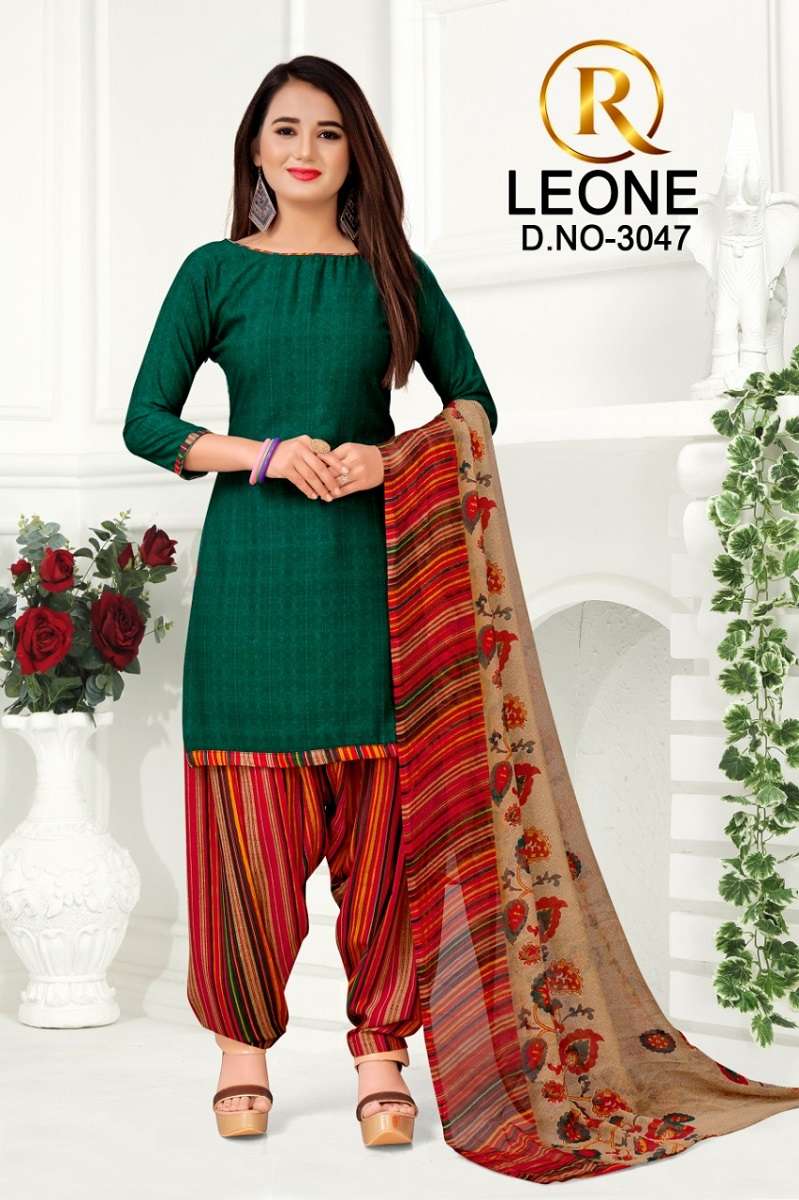 R Leone Selecting Designs -Dress Material -Whoelsale Catalog