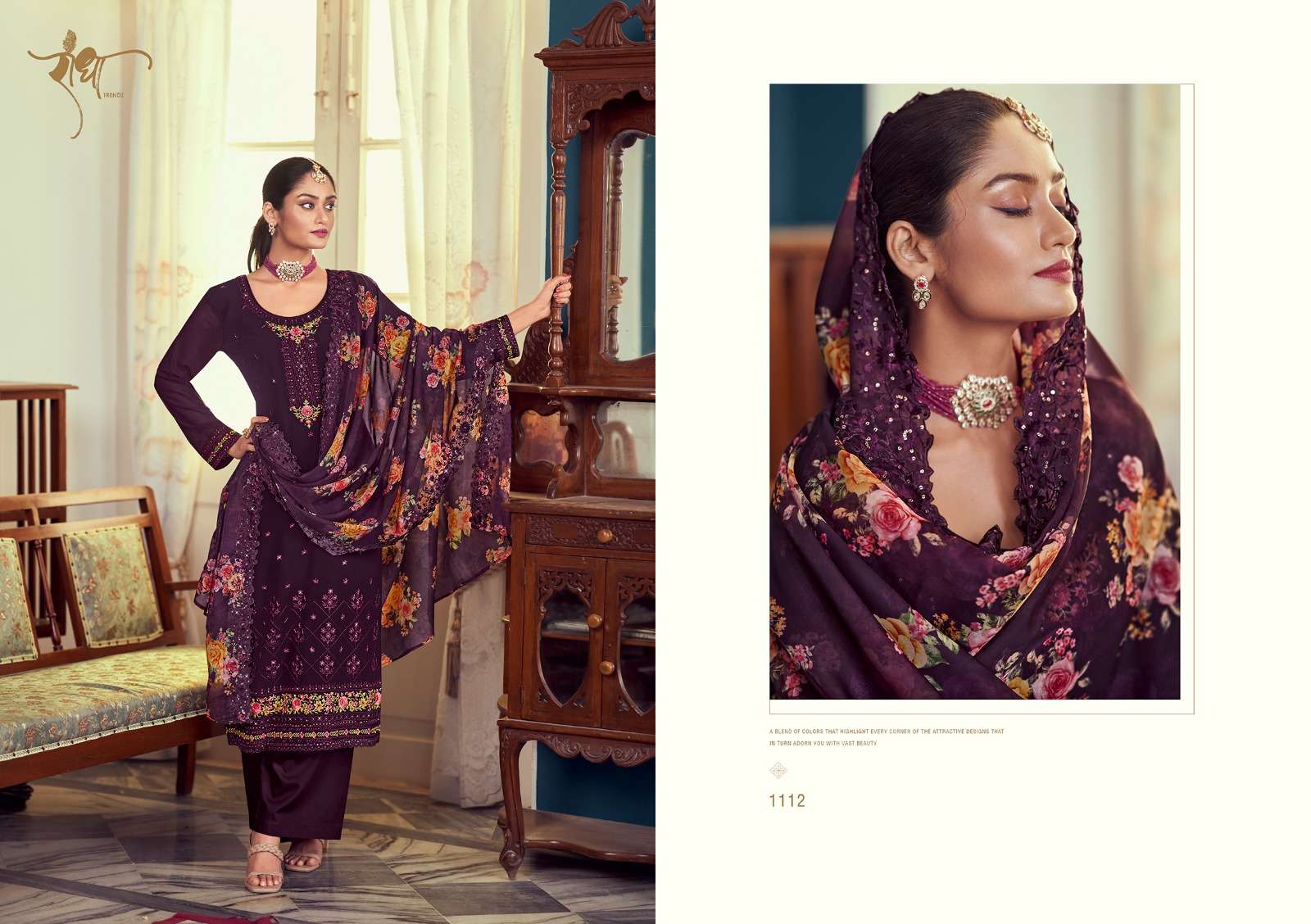 Radha Gulabo Embroidery Designer Salwar Suit Wholesale catalog