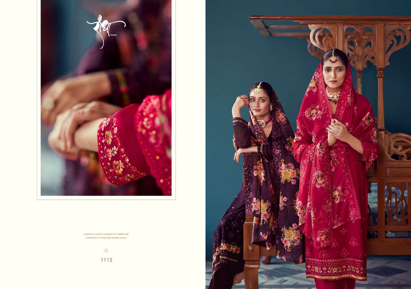 Radha Gulabo Embroidery Designer Salwar Suit Wholesale catalog