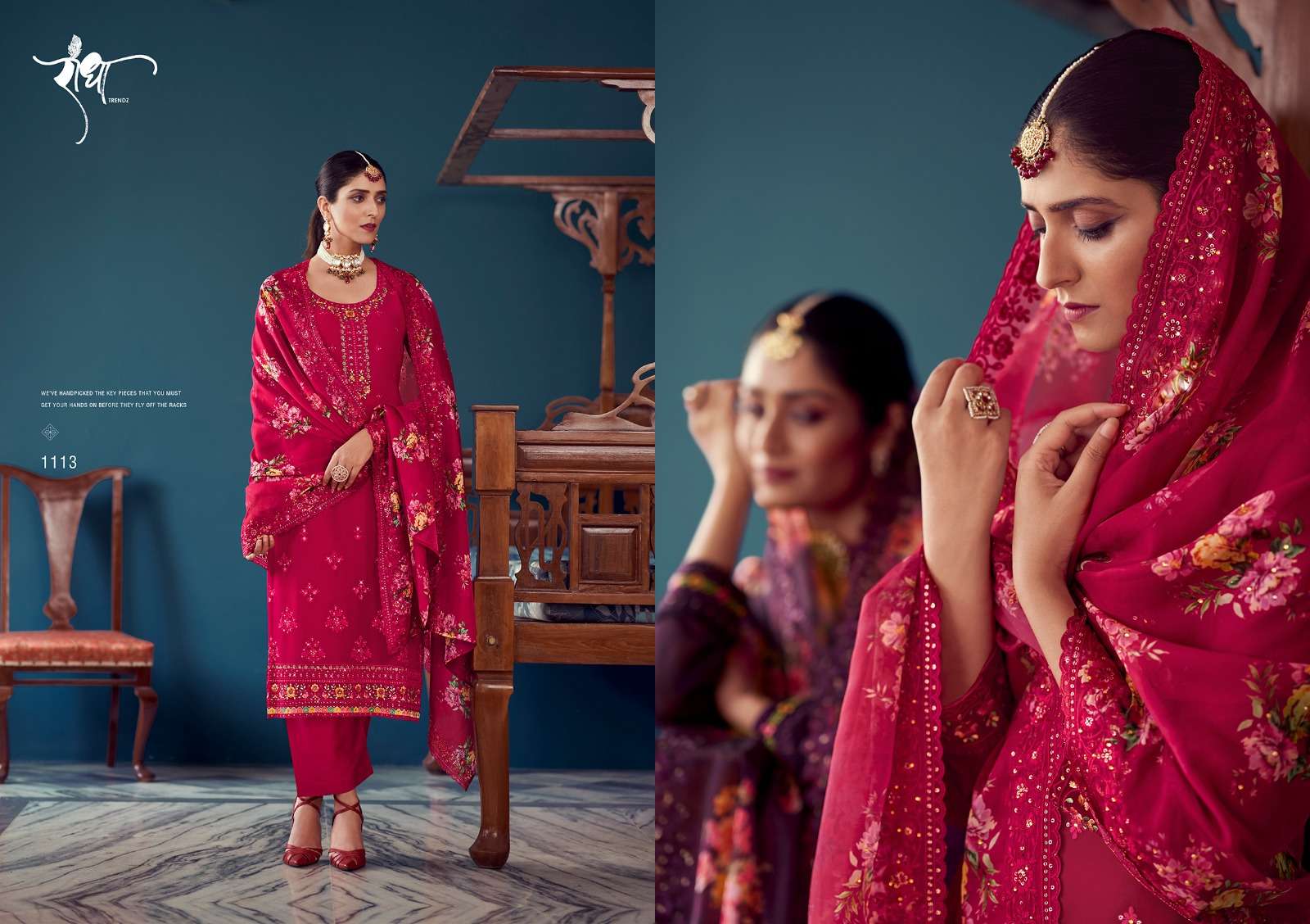 Radha Gulabo Embroidery Designer Salwar Suit Wholesale catalog