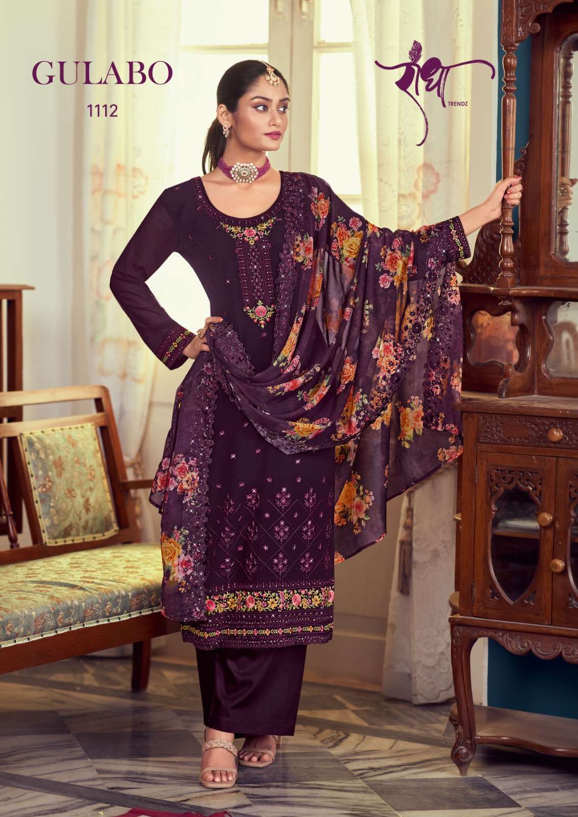 Radha Gulabo Embroidery Designer Salwar Suit Wholesale catalog