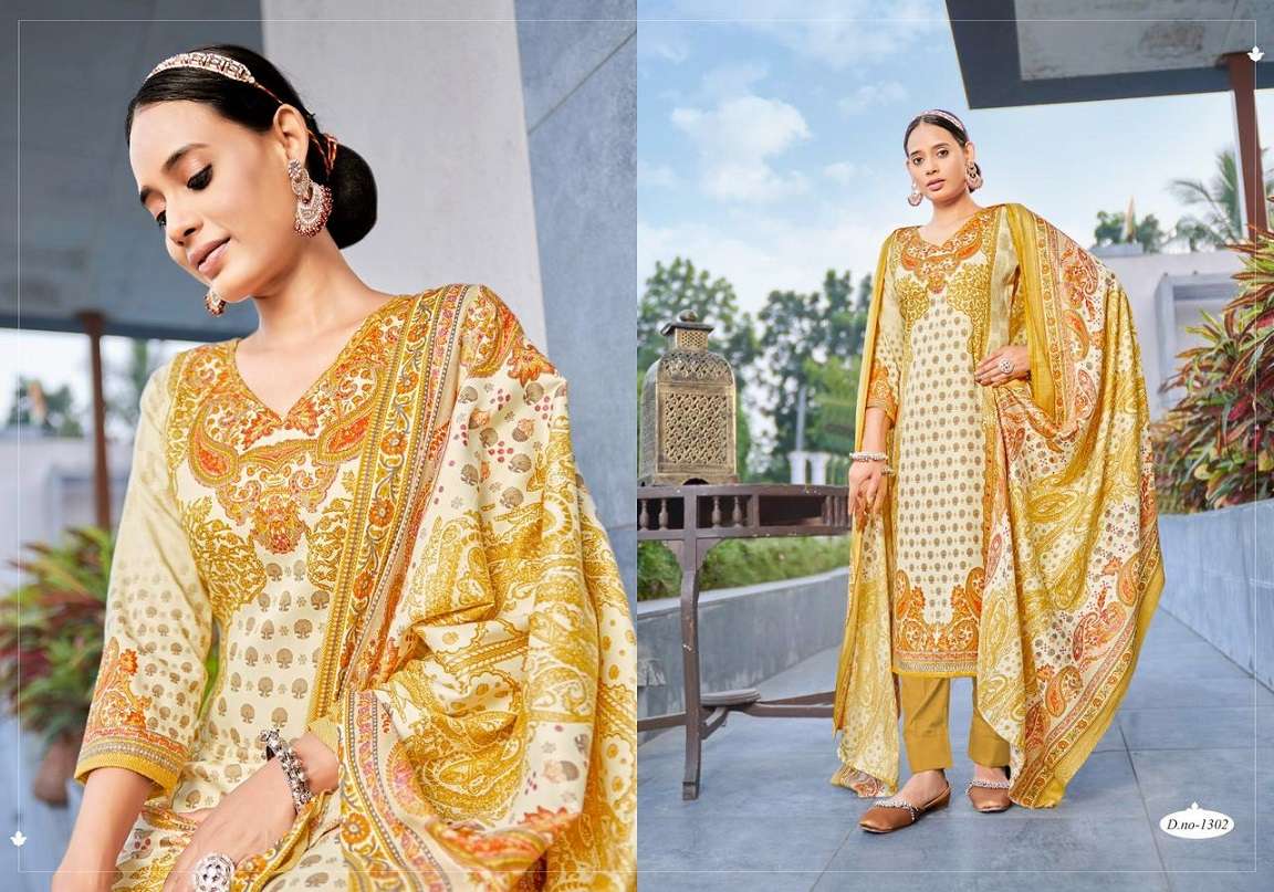 Radhe Kashmir Ki Kali Vol 13 Pashmina Dress Material Wholesale catalog
