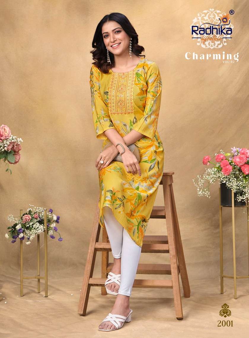 Radhika Charming Vol 2 Designer Kurti Wholesale catalog