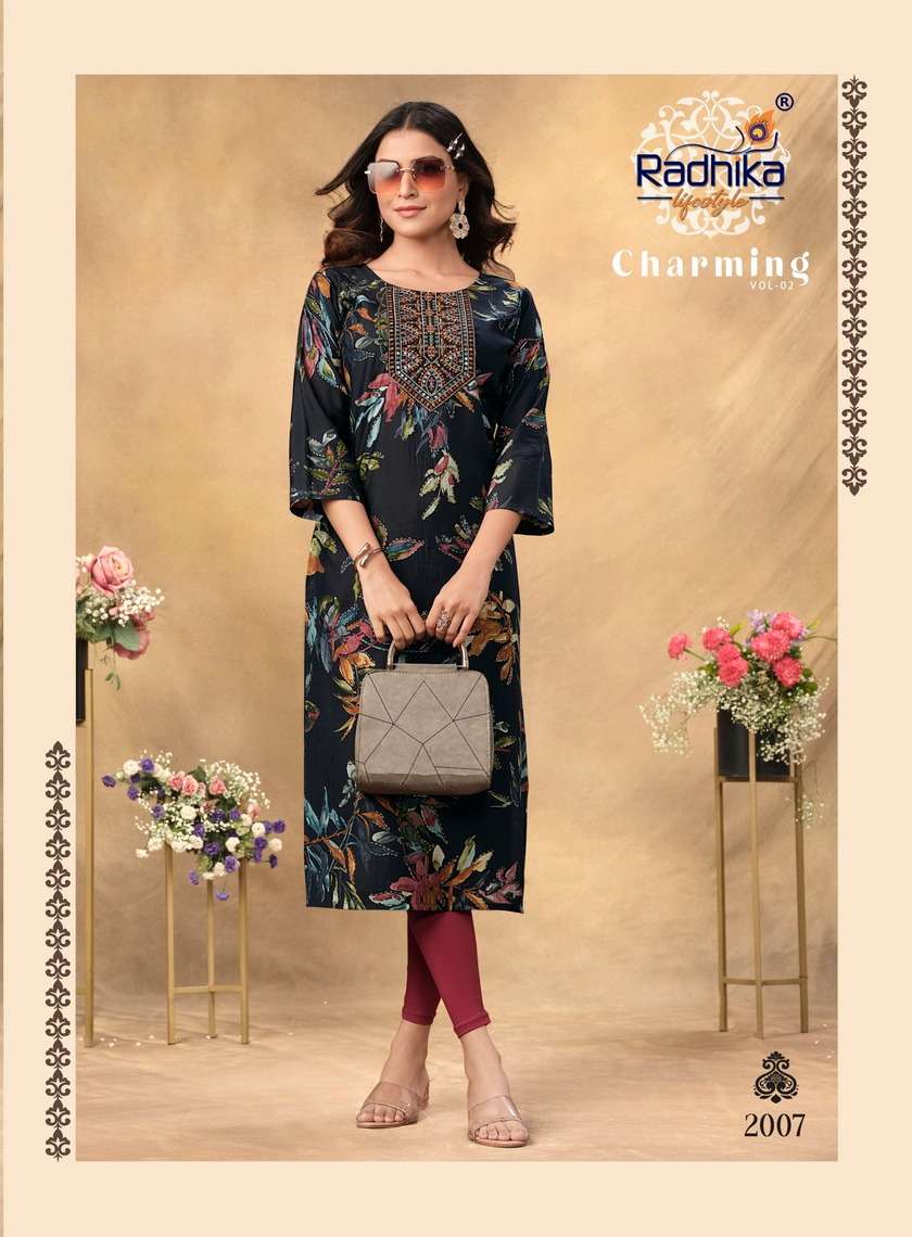 Radhika Charming Vol 2 Designer Kurti Wholesale catalog