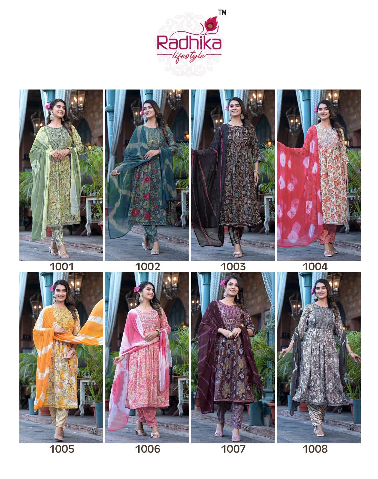 RADHIKA lifestyle RESHAM VOL1 Kurti Wholesale catalog