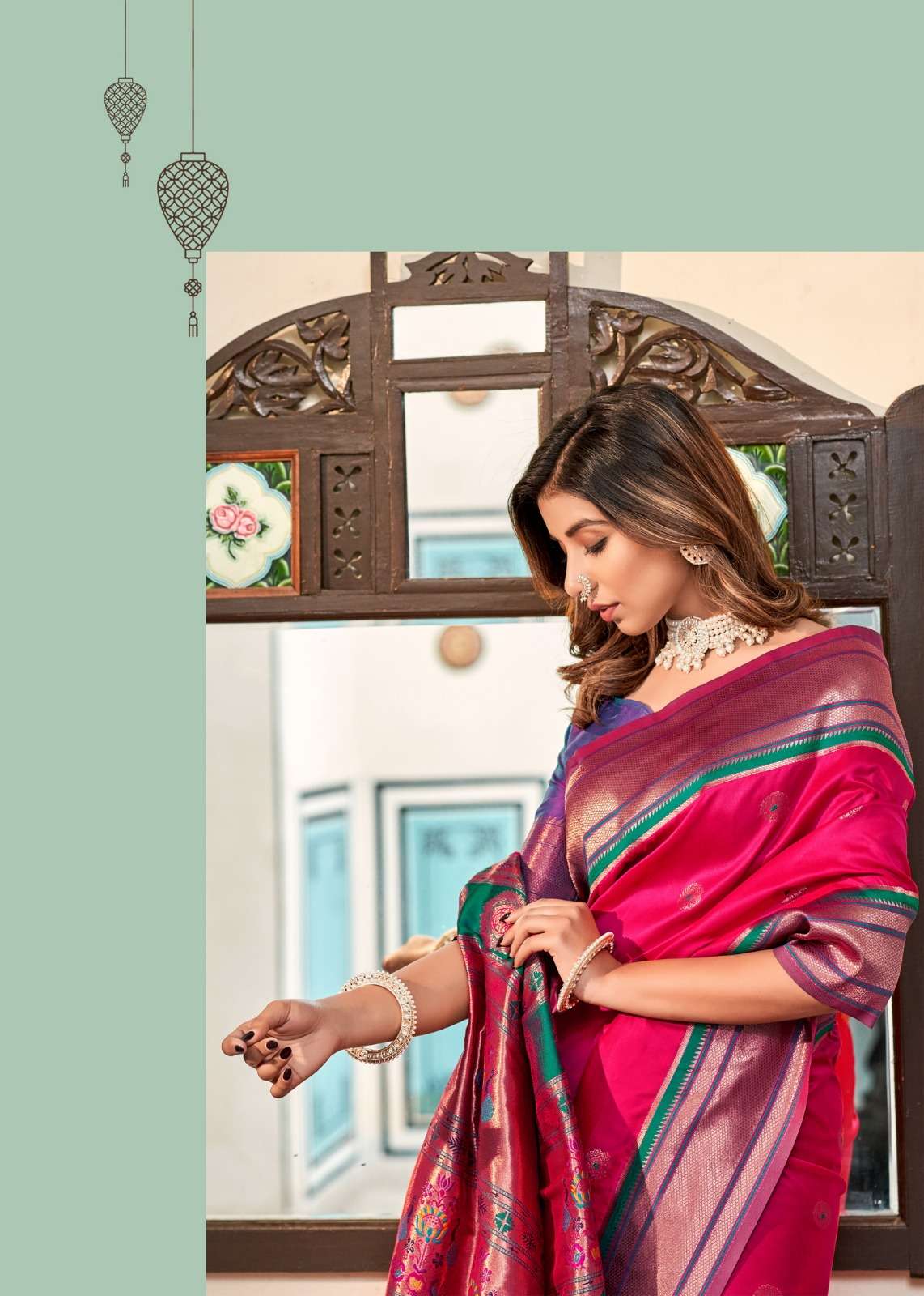 Rajpath Nitya Paithani Designer Silk Saree Wholesale catalog