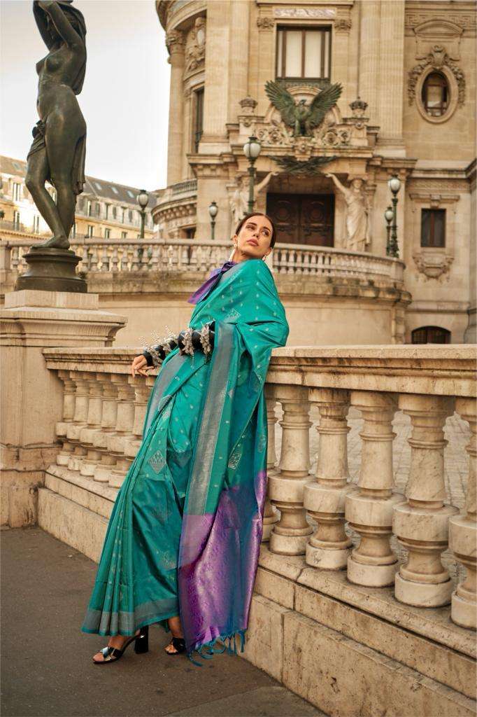 Rajtex Kraft Silk Handloom Weaving Saree Wholesale catalog