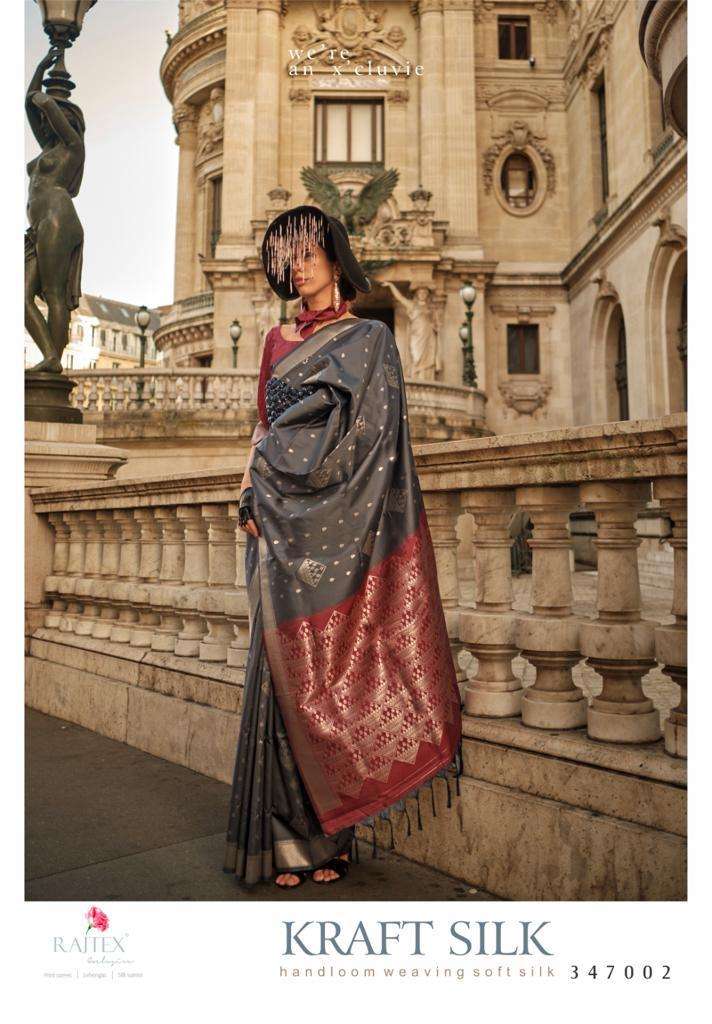 Rajtex Kraft Silk Handloom Weaving Saree Wholesale catalog