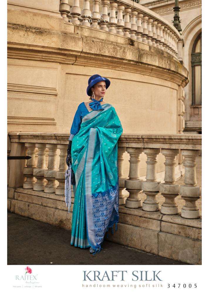Rajtex Kraft Silk Handloom Weaving Saree Wholesale catalog