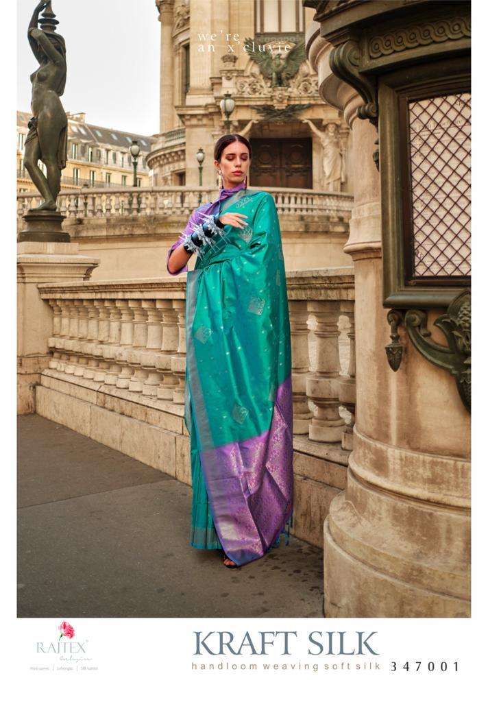 Rajtex Kraft Silk Handloom Weaving Saree Wholesale catalog