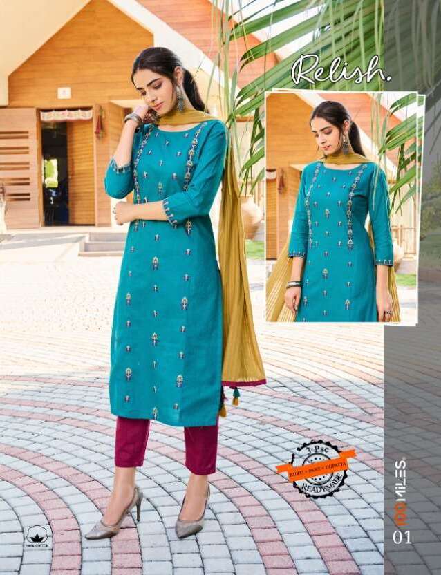 RELISH BY 100 MILES Kurti Wholesale catalog