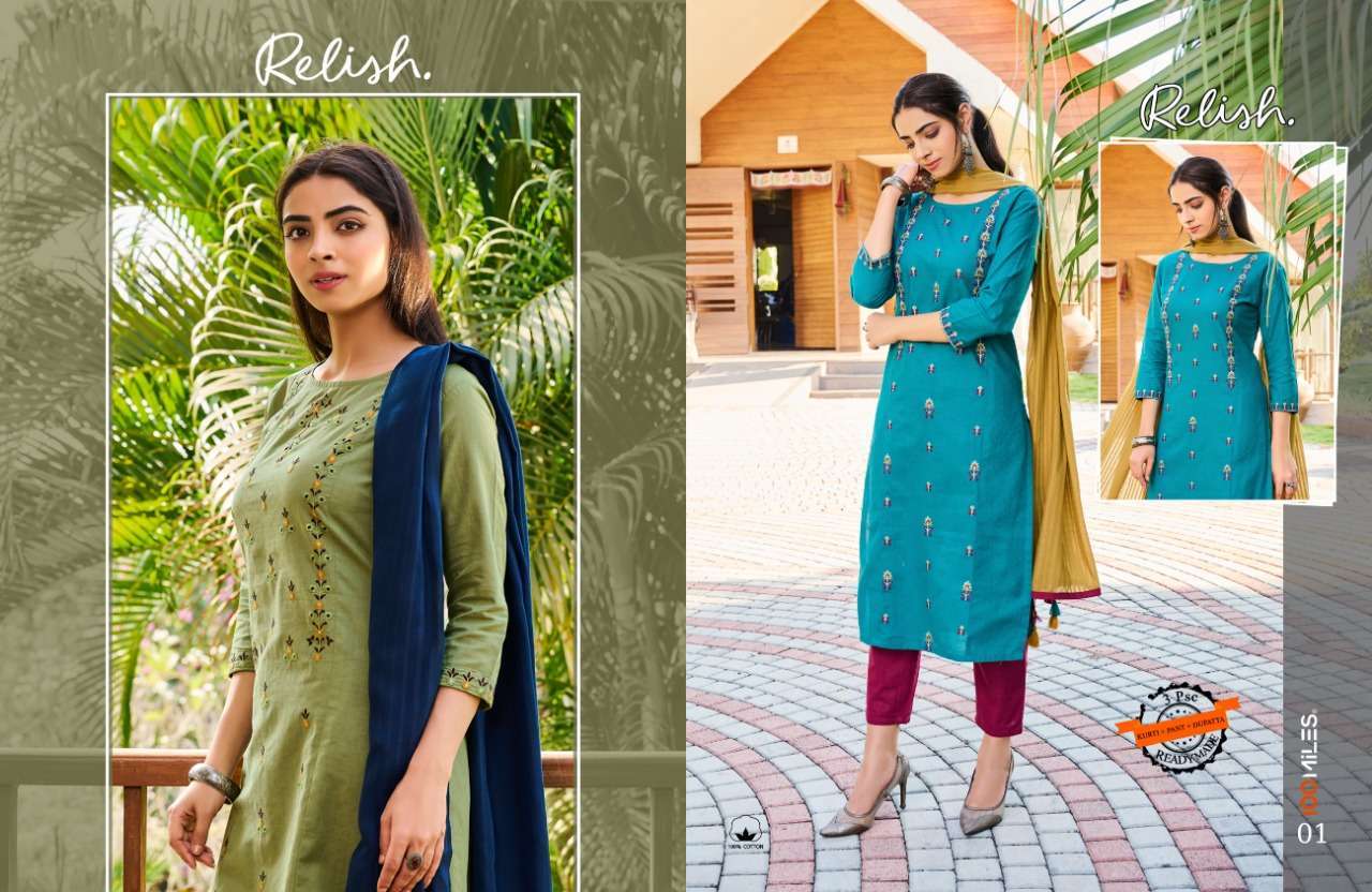 RELISH BY 100 MILES Kurti Wholesale catalog