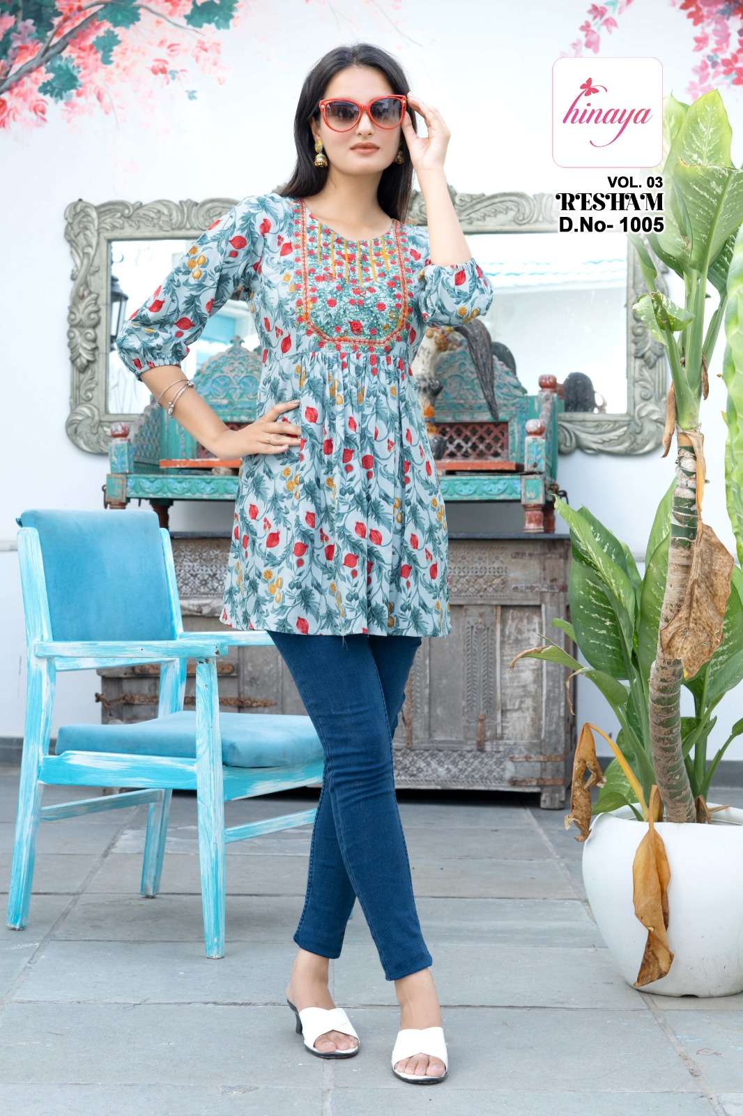RESHAM vol-3 Kurti Wholesale catalog