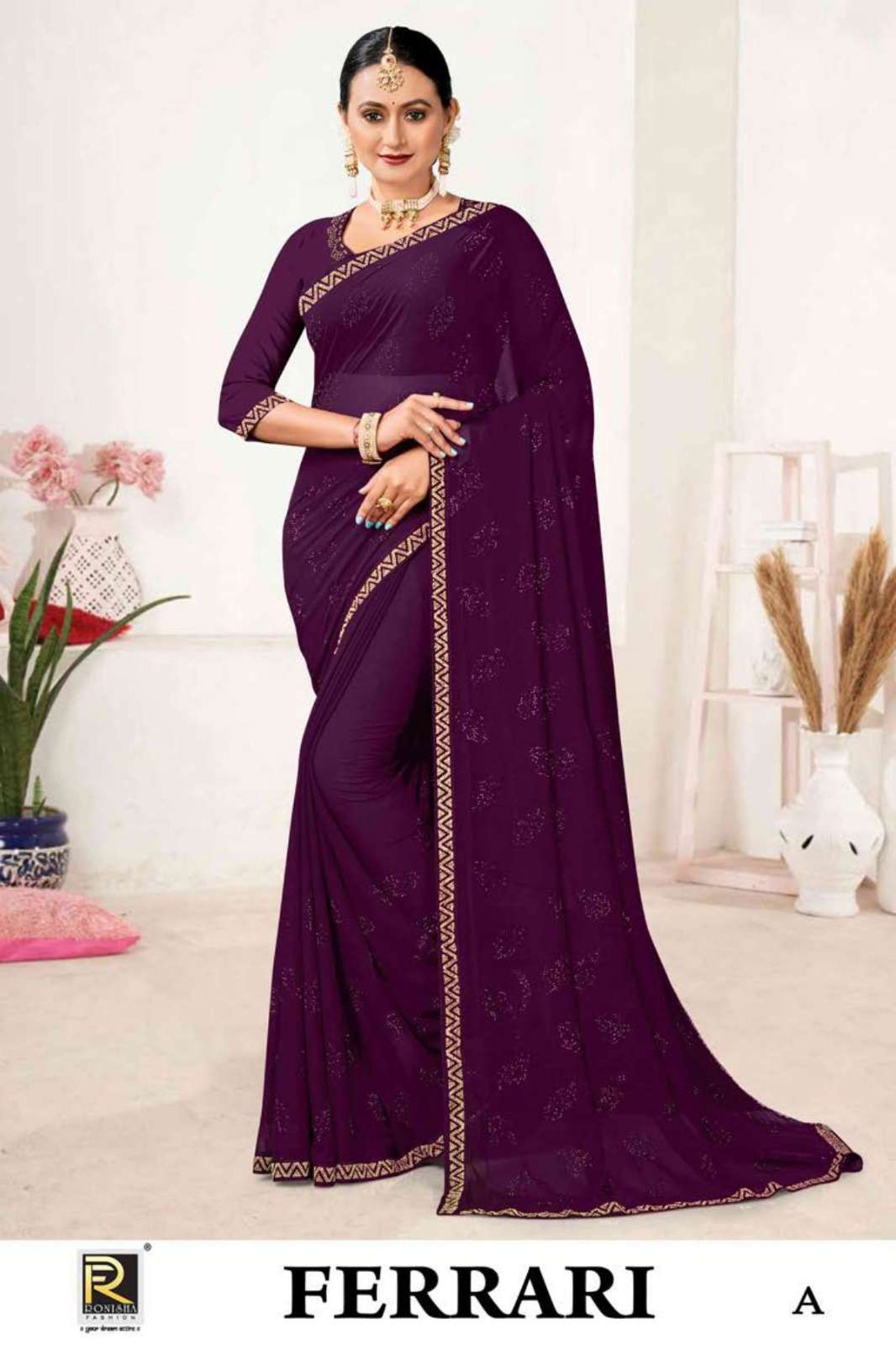 Ronisha FERRARI  Designer Saree Wholesale catalog