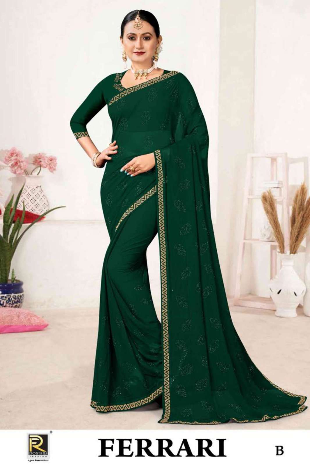 Ronisha FERRARI  Designer Saree Wholesale catalog