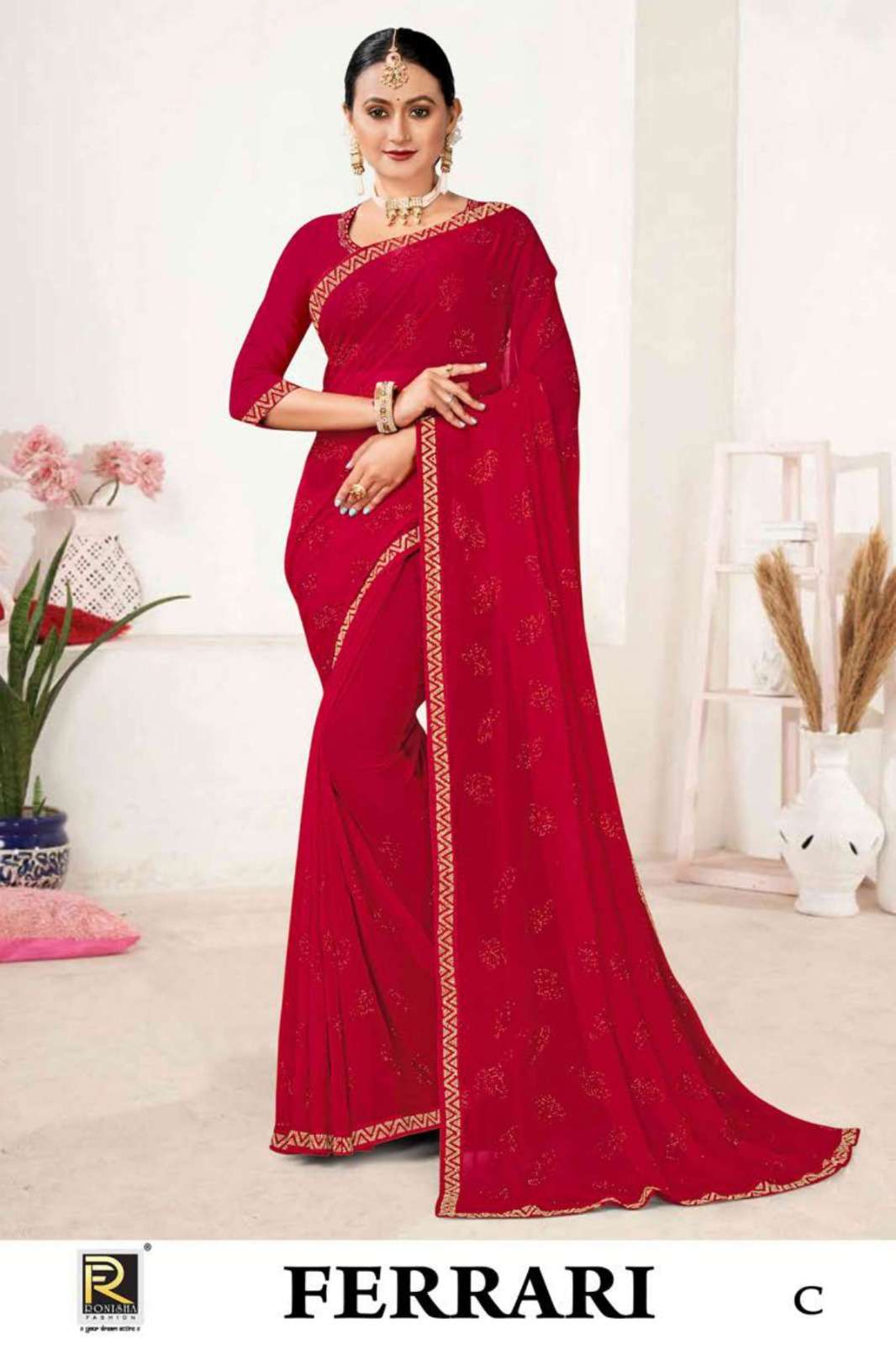 Ronisha FERRARI  Designer Saree Wholesale catalog