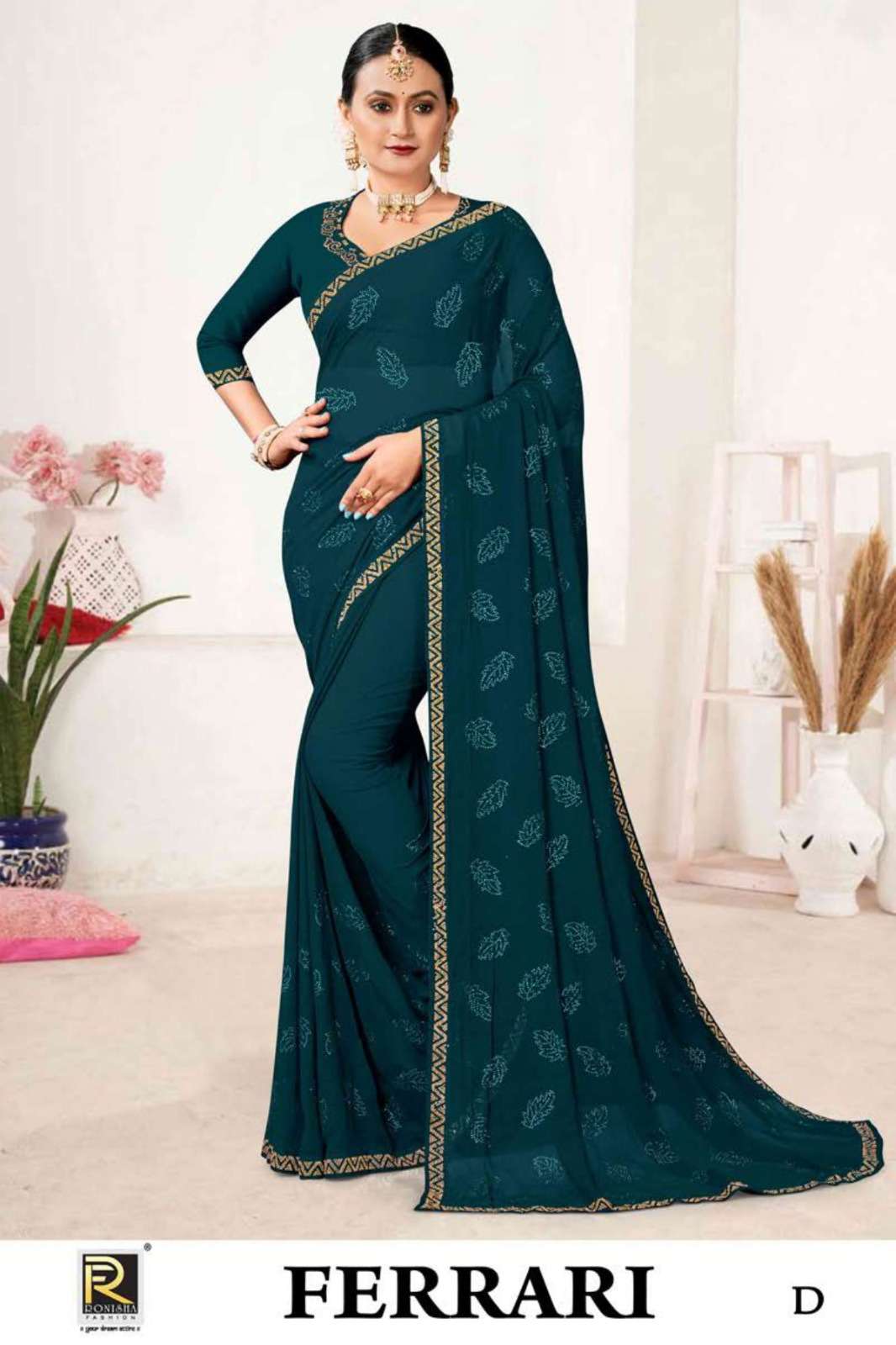 Ronisha FERRARI  Designer Saree Wholesale catalog