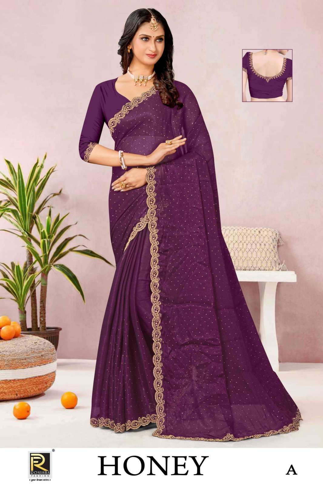 Ronisha HONY DESIGNER Saree  Wholesale catalog